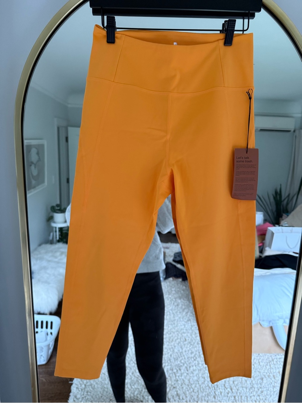 girlfriend collective Orange High-Rise Leggings